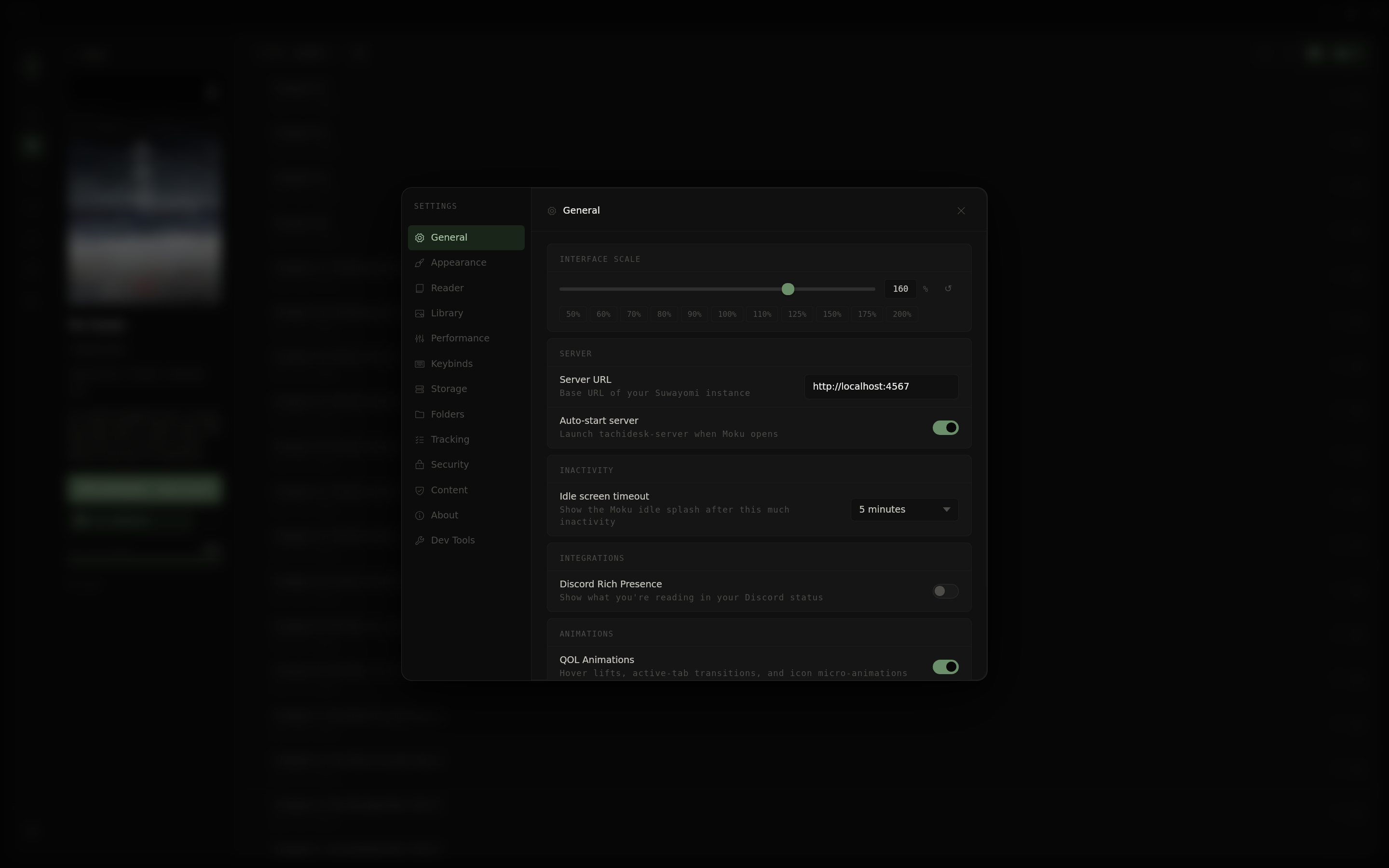 Settings