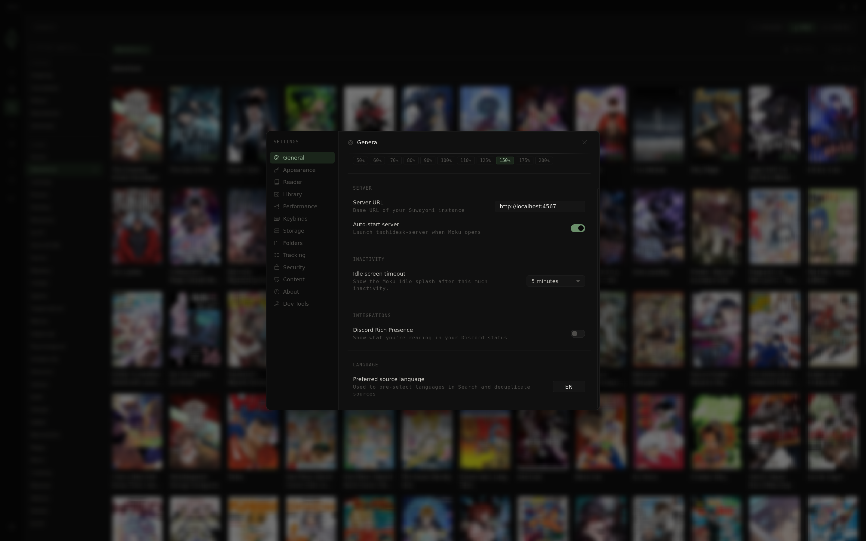 Settings
